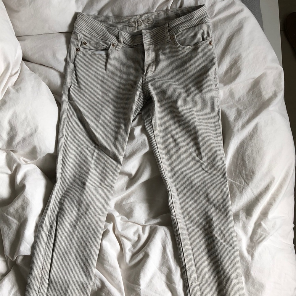ZARA PIN STRIPED JEANS